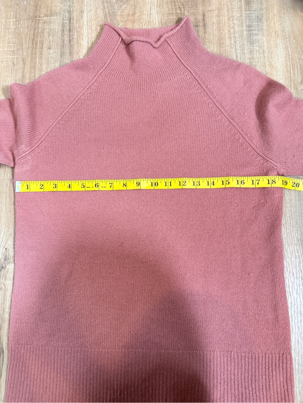 Theory 100% Cashmere Mock Neck Sweater Pink  M - Picture 5 of 10